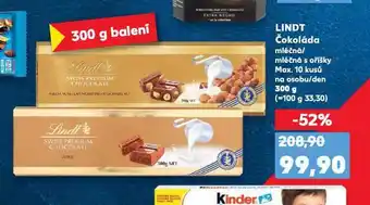 Kaufland Lindt čokoláda nabídka