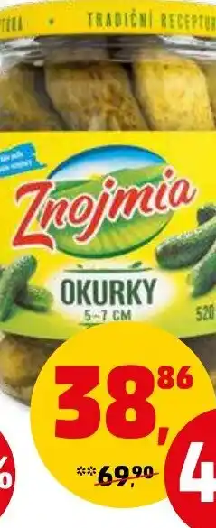 Penny Market OKURKY ZNOJMIA nabídka