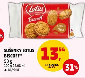 Penny Market SUŠENKY LOTUS BISCOFF nabídka