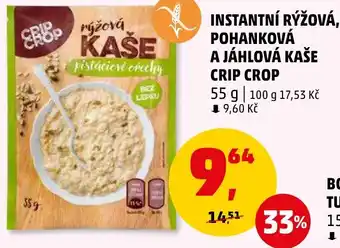 Penny Market INSTANTNÍ RÝŽOVÁ, POHANKOVÁ A JÁHLOVÁ KAŠE CRIP CROP nabídka