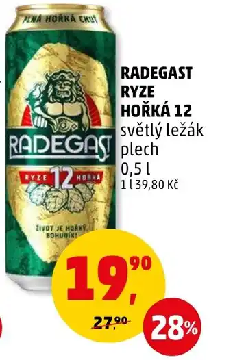 Penny Market RADEGAST RYZE HOŘKÁ 12 0.5L nabídka