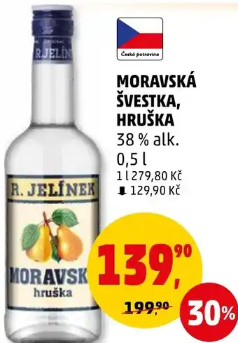 Penny Market MORAVSKÁ ŠVESTKA, HRUŠKA 0.5L nabídka