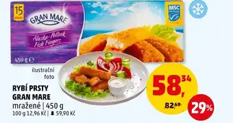 Penny Market RYBÍ PRSTY GRAN MARE nabídka