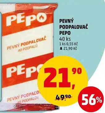 Penny Market PEVNÝ PODPALOVAČ PEPO nabídka