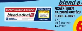 Penny Market FIXAČNÍ KRÉM NA ZUBNÍ PROTÉZU BLEND-A-DENT nabídka