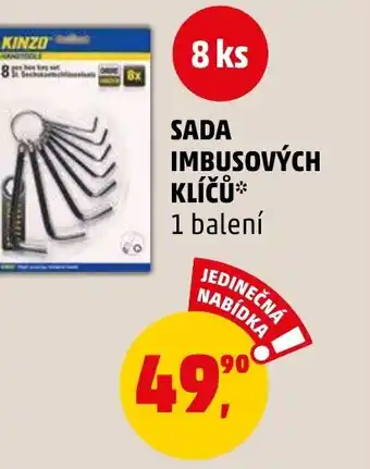 Penny Market SADA IMBUSOVÝCH KLÍČŮ nabídka
