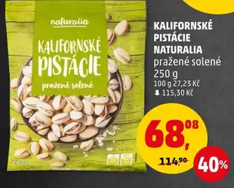 Penny Market KALIFORNSKÉ PISTÁCIE NATURALIA nabídka