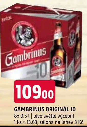 Terno GAMBRINUS ORIGINÁL 10 nabídka