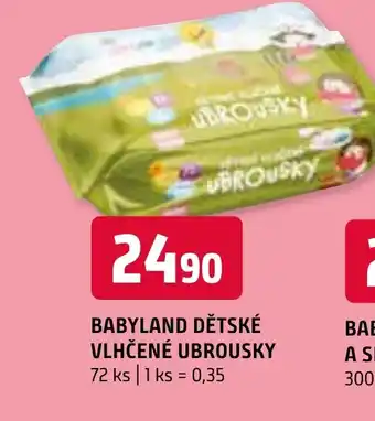 Terno BABYLAND DĚTSKÉ VLHČENÉ UBROUSKY nabídka