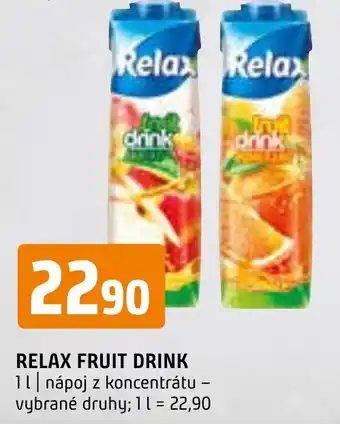 Terno RELAX FRUIT DRINK nabídka