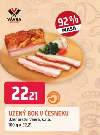 Trefa UZENÝ BOK V ČESNEKU nabídka