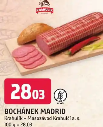 Trefa BOCHÁNEK MADRID nabídka