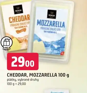 Trefa CHEDDAR, MOZZARELLA 100 g nabídka