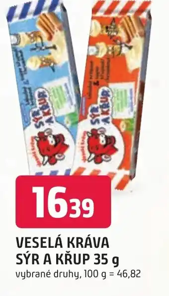 Trefa VESELÁ KRÁVA SÝR A KŘUP 35 g nabídka