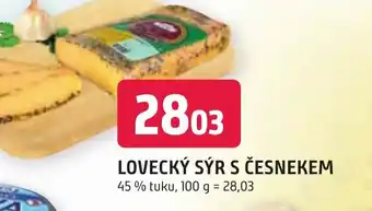 Trefa LOVECKÝ SÝR S ČESNEKEM nabídka