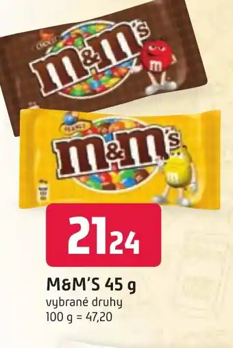 Trefa M&M'S 45 g nabídka