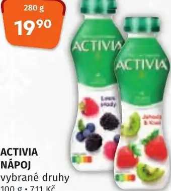 Trefa ACTIVIA NÁPOJ nabídka