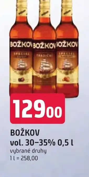 Trefa BOŽKOV vol. 30-35% 0,5 L nabídka