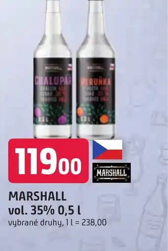 Trefa MARSHALL vol. 35% 0,5 L nabídka
