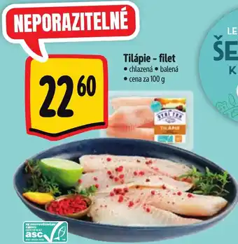 Albert Tilápie - filet nabídka