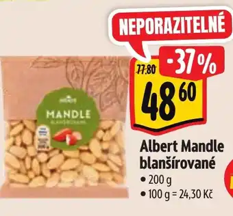 Albert Albert Mandle blanšírované nabídka