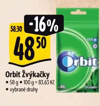 Albert Orbit žvýkačky nabídka