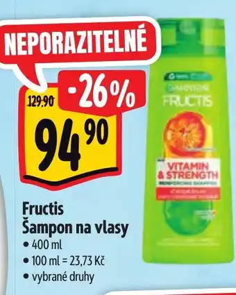 Albert Fructis Šampon na vlasy nabídka