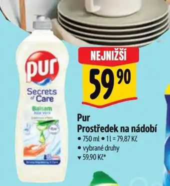 Albert Pur Prostředek na nádobí nabídka