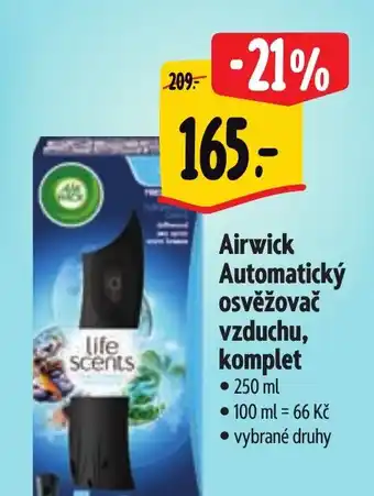 Albert Airwick Automatický osvěžovač vzduchu, komplet nabídka