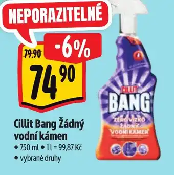 Albert Cillit Bang Žádný vodní kámen nabídka