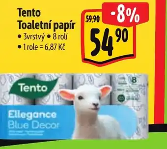 Albert Tento Toaletní papír nabídka