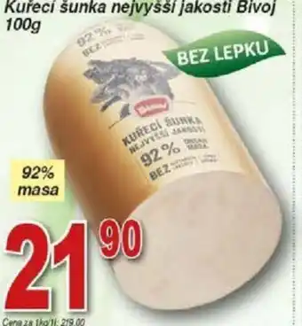 Hruška Kuřecí šunka nejvyšší jakosti Bivoj nabídka