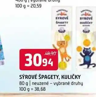 Terno Sýrové špagety, kuličky 80 g nabídka