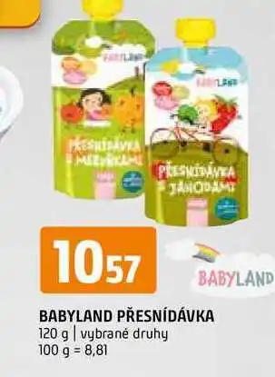 Terno Babyland přesnídávka 120 g nabídka