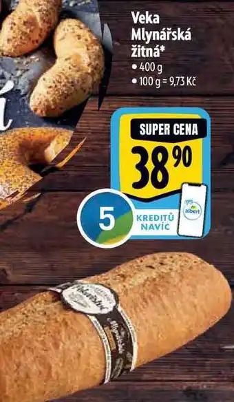 Albert Veka mlynářská žitná 400 g nabídka