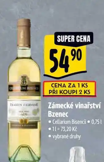 Albert Zámecké vinařství bzenec 0,75 l nabídka