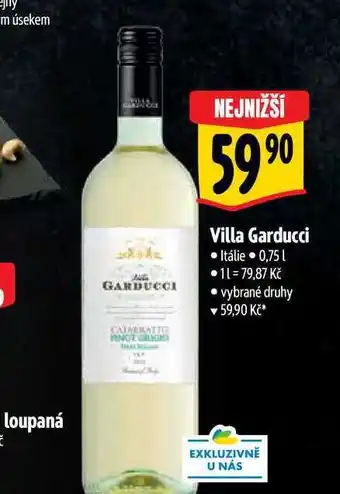 Albert Villa garducci 0,75 l nabídka