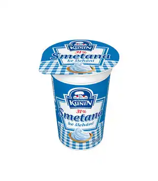 Albert Kunín smetana ke šlehání 31 % 200g nabídka