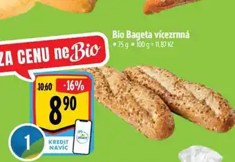 Albert Bio bageta vícezrnná 75 g nabídka