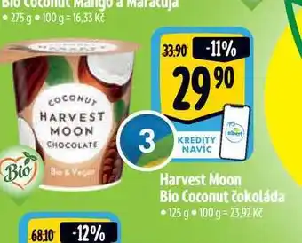 Albert Harvest moon bio coconut čokoláda 125 g nabídka