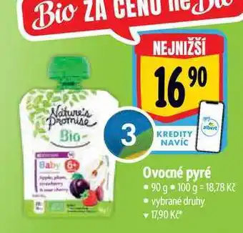Albert Ovocné pyré 90 g nabídka
