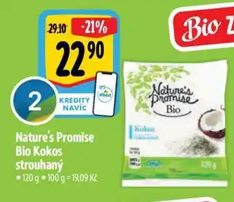 Albert Nature's promise bio kokos strouhaný 120 g nabídka