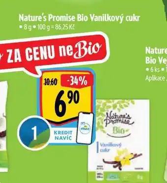 Albert Nature's promise bio vanilkový cukr 8 g nabídka