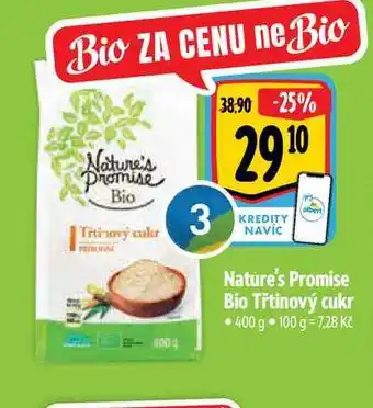 Albert Nature's promise bio třtinový cukr • 400 g nabídka
