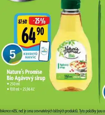 Albert Nature's promise bio agávový sirup • 250 ml nabídka