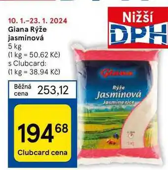 Tesco Giana rýže jasmínová nabídka