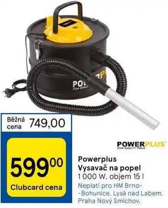 Tesco Powerplus vysavač na popel nabídka