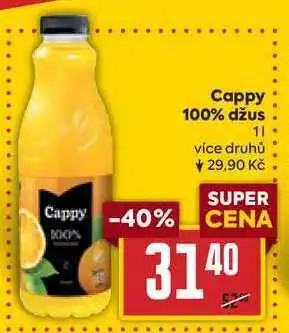 Billa Cappy 100% džus 1l nabídka