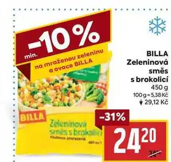 Billa Billa zeleninová směs s brokolicí 450 g nabídka