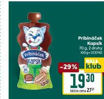 Billa Pribináček kapsík 70 g nabídka